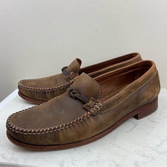 TRASK Men’s Leather SAWYER LOAFER - Picture 7 of 10